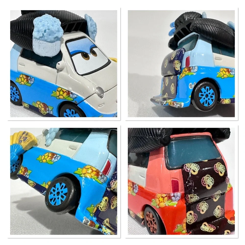 Disney Cars 2 Shigeko, Okuni, Chisaki Tokyo Party Set